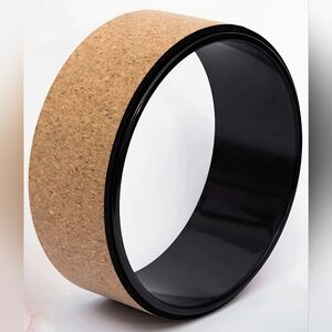 Freely Cork Yoga Fitness Exercise Stretch Wheel